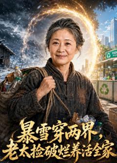 《暴雪穿两界，老太捡破烂养活全家》